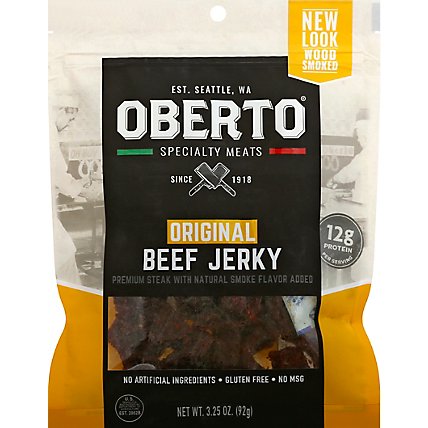 Oberto Beef Jerky Original - 3.25 Oz - Image 2