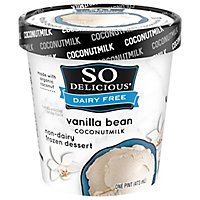 So Delicious Frozen Dessert Dairy Free Coconut Milk Vanilla Bean - 1 Pint - Image 3