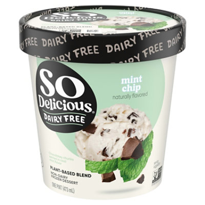 So Delicious Frozen Dessert Dairy Free Coconut Milk Mint Chip - 1 Pint - Image 2