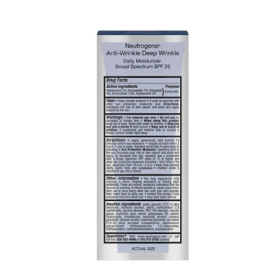 Neutrogena Ageless Intensives Deep Wrinkle Moisture SPF 20 - 1.4 Oz - Image 5