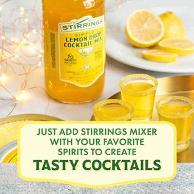 Stirrings Cocktail Mix Simple Lemon Drop - 750 Ml - Image 4