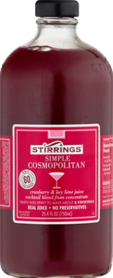 Stirrings Cocktail Mix Simple Cosmopolitan - 750 Ml - Image 2