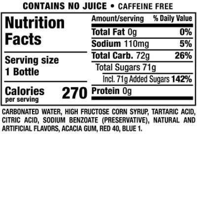 Crush Grape Soda Bottle - 20 Fl. Oz. - Image 2