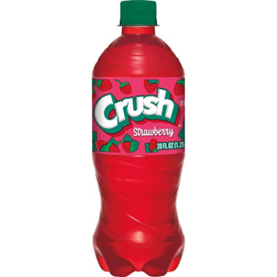 Crush Strawberry Soda Bottle - 20 Fl. Oz. - Image 3