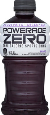POWERADE Sports Drink Electrolyte Enhanced Zero Sugar Grape - 32 Fl. Oz. - Image 2