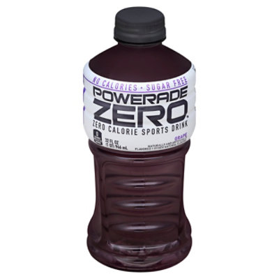 POWERADE Sports Drink Electrolyte Enhanced Zero Sugar Grape - 32 Fl. Oz.