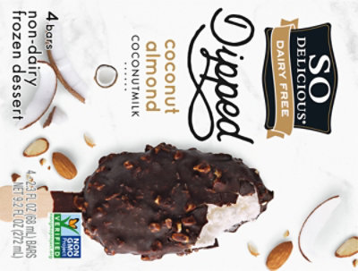 So Delicious Dairy Free Coconut Almond Coconut Milk Frozen Dessert Bar - 4-2.3 Oz - Image 6