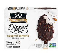 So Delicious Dairy Free Coconut Milk Coconut Almond Bar Ice Cream - 4-2.3 Oz