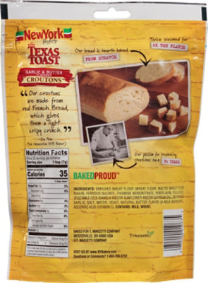 New York The Original Texas Toast Croutons Garlic & Butter Flavor - 5 Oz - Image 6