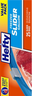 Hefty Freezer Slider Bags Freezer Gallon - 25 Count - Image 4