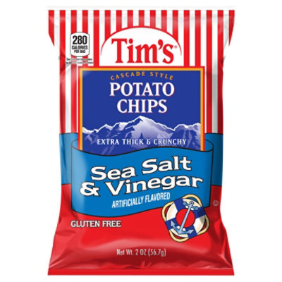 Tims Potato Chips Sea Salt & Vinegar - 2 Oz - Image 3