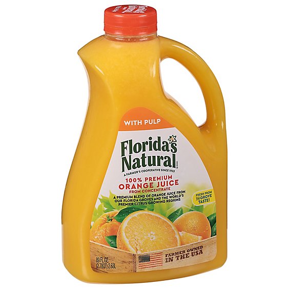 Florida's Natural Orange Juice with Some Pulp Chilled - 89 Fl. Oz.