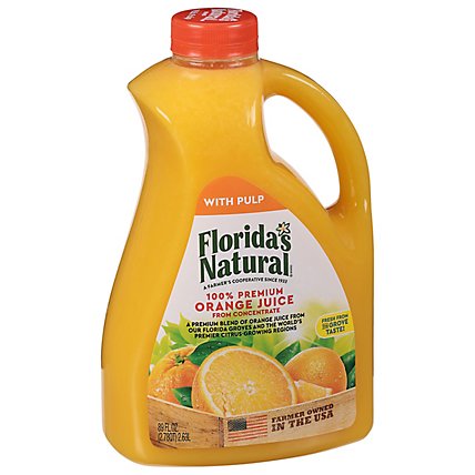 Florida's Natural Orange Juice with Some Pulp Chilled - 89 Fl. Oz. - Image 1