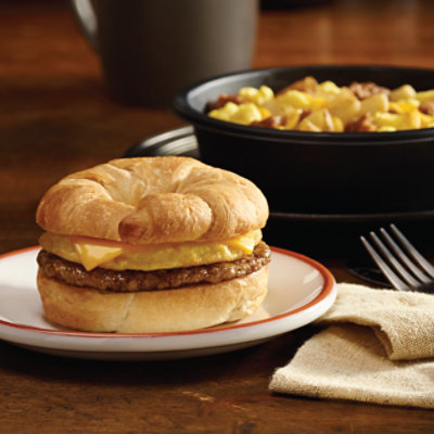 Jimmy Dean Sausage Egg & Cheese Croissant Frozen Breakfast Sandwiches - 4 Count - Image 2