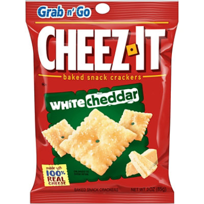 Cheez-It Baked Snack Cheese Crackers White Cheddar - 3 Oz - Image 1