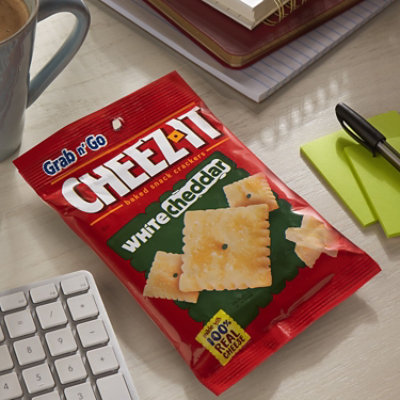 Cheez-It Baked Snack Cheese Crackers White Cheddar - 3 Oz - Image 3