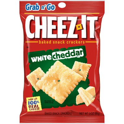 Cheez-It Baked Snack Cheese Crackers White Cheddar - 3 Oz