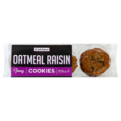 Franz Cookie Oatmeal Raisin - 10 Oz