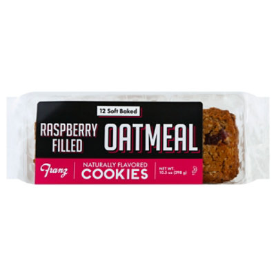 Franz Cookies Oatmeal Raspberry Filled - 10 Oz