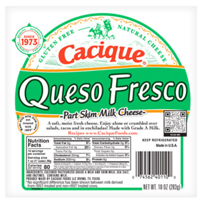 Cacique Queso Fresco Cheese - 10 Oz - Carrs