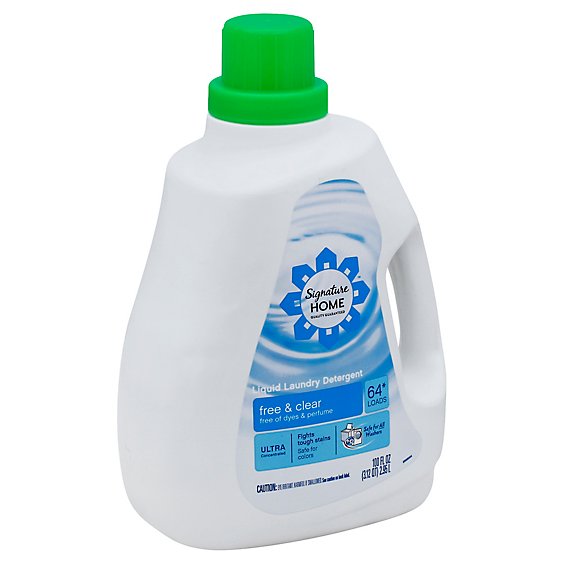 Signature Select Detergent Laundry Liquid Ultra Concentrated Free & Clear Jug - 100 Fl. Oz.