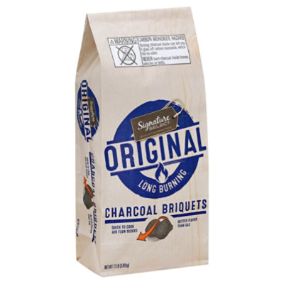 Signature SELECT Charcoal Briquets Long Burning Original - 7.7 Lb - Image 1