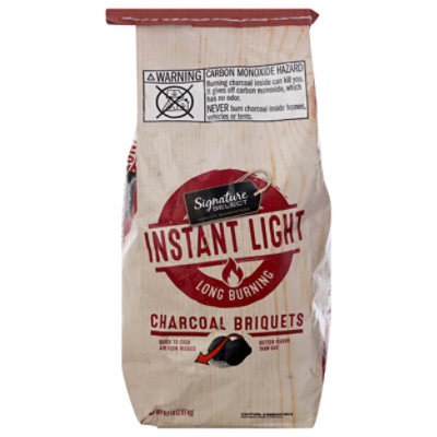 Signature SELECT Charcoal Briquets Instant Light - 6.2 Lb - Image 4