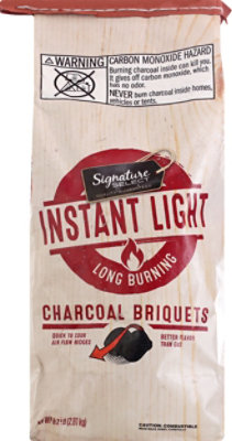 Signature SELECT Charcoal Briquets Instant Light - 6.2 Lb - Image 2