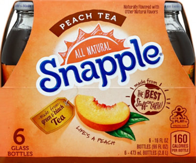 Snapple Iced Tea Peach - 6-16 Fl. Oz. - Image 3