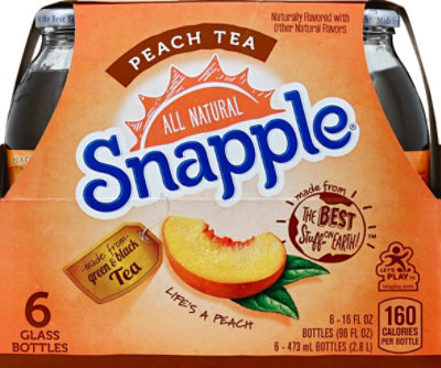 Snapple Iced Tea Peach - 6-16 Fl. Oz. - Image 2