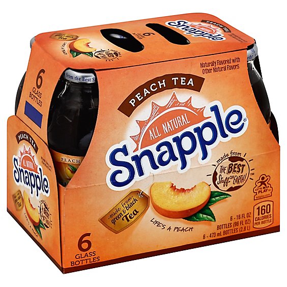 Snapple Iced Tea Peach - 6-16 Fl. Oz.