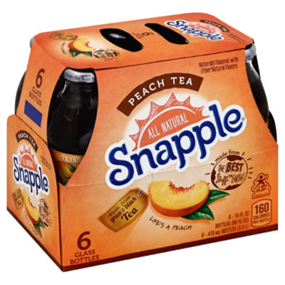 Snapple Iced Tea Peach - 6-16 Fl. Oz.