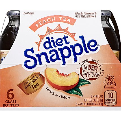 Snapple Diet Iced Tea Peach - 6-16 Fl. Oz. - Image 2