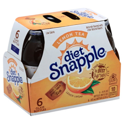 Snapple Diet Iced Tea Lemon - 6-16 Fl. Oz.