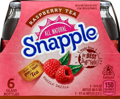 Snapple Iced Tea Raspberry - 6-16 Fl. Oz. - jewelosco