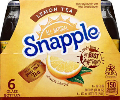 Snapple Iced Tea Lemon - 6-16 Fl. Oz. - Image 3