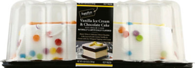 Bakery Ice Cream Cake 1/4 Sheet Chocolate Cake Van Iced - 77 Oz - Image 2