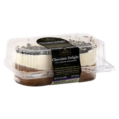 Ice Cream Dessert Layered Chocolate Fudge 2 Count - 12 Oz