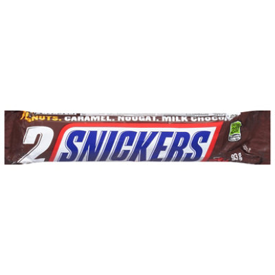 Snickers Milk Chocolate Candy Bar Sharing Size 3.29 Oz