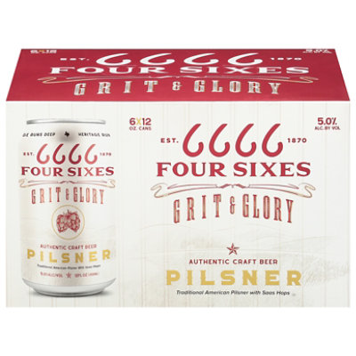 6666 Grit & Glory Texas Pilsner In Can - 72 Fl Oz - Image 3