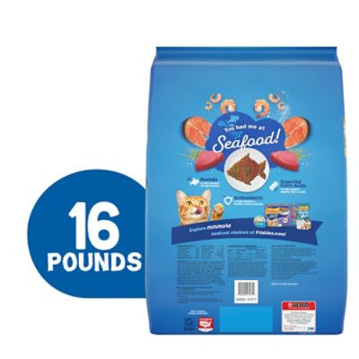 Friskies Cat Food Dry Seafood Sensations Seafood - 16 Lb - Image 2