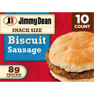 Jimmy Dean Snack Size Sausage Biscuit Sandwiches 10 Count - Image 1