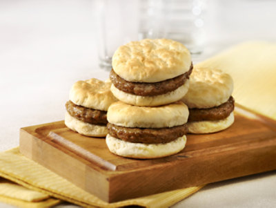 Jimmy Dean Snack Size Sausage Biscuit Sandwiches 10 Count - Image 2