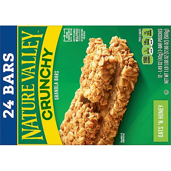 Nature Valley Granola Bars Crunchy Oats n Honey Value Pack - 24-1.49 Oz