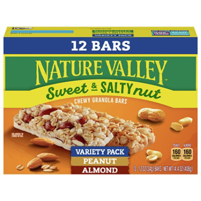 Nature Valley Granola Bars Sweet & Salty Nut Value Pack - 12-1.2 Oz