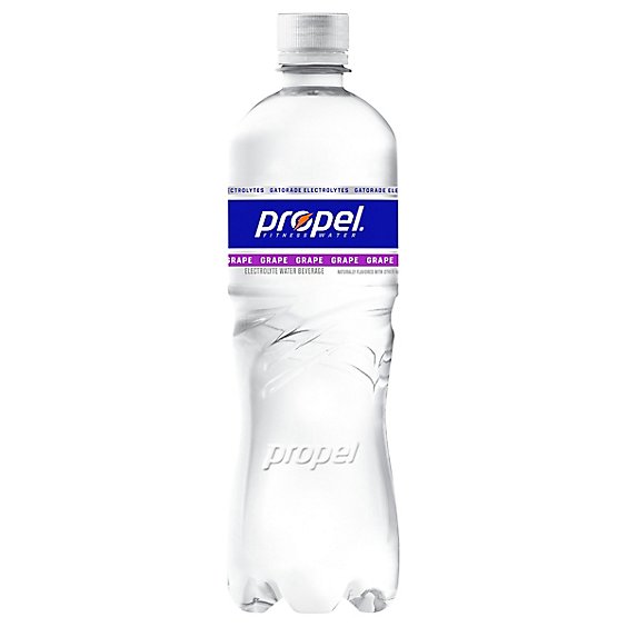 Propel Water Beverage With Electrolytes Grape - 24 Fl. Oz.