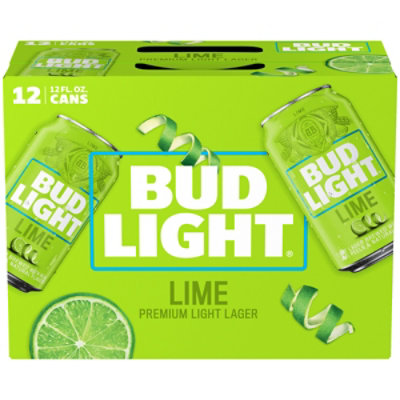 Bud Light Lime American Lager Beer in Cans - 12 - 12 Fl. Oz. - Image 2
