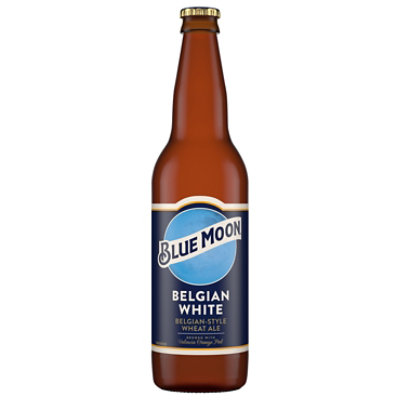 Blue Moon Belgian White Beer Craft Wheat 5.4% ABV Bottle - 22 Fl. Oz. - Image 3