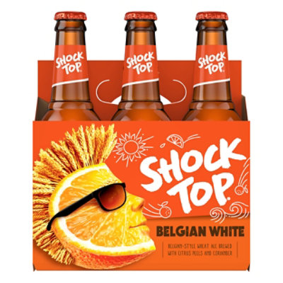 Shock Top Belgian White Wheat Beer Bottles - 6-12 Fl. Oz. - Image 3