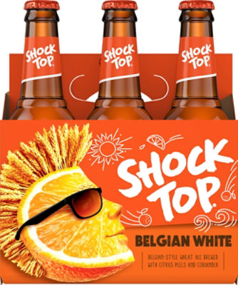 Shock Top Belgian White Wheat Beer Bottles - 6-12 Fl. Oz. - Image 4